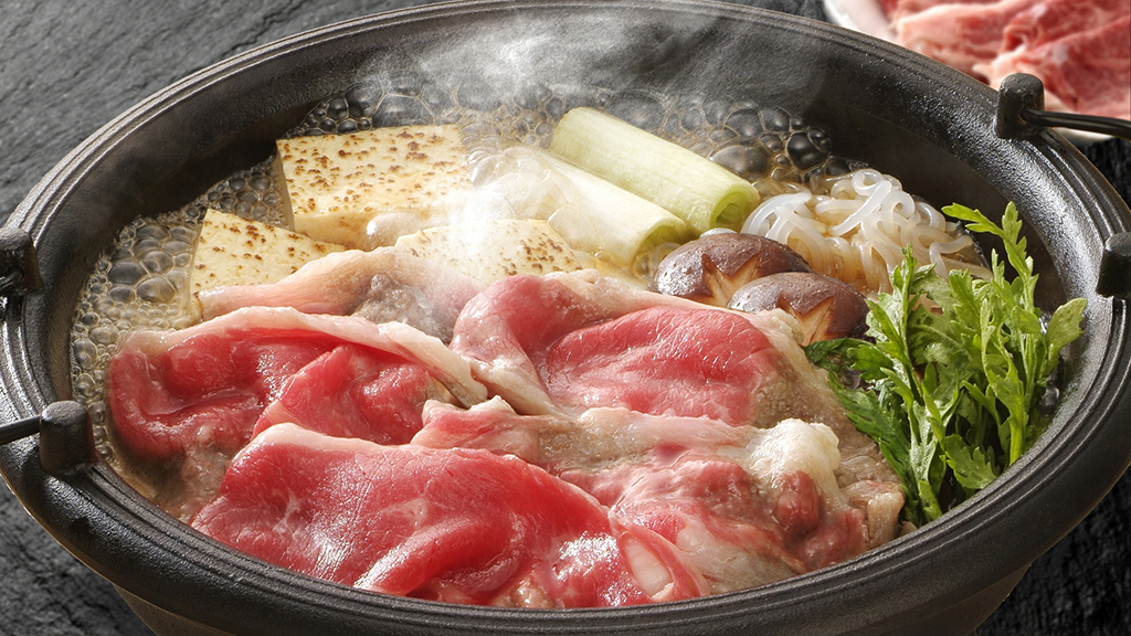 Hot Pot Japanese Shabu Shabu Sukiyaki Japanese Food Style Stock